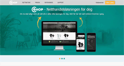 Desktop Screenshot of cshop.no